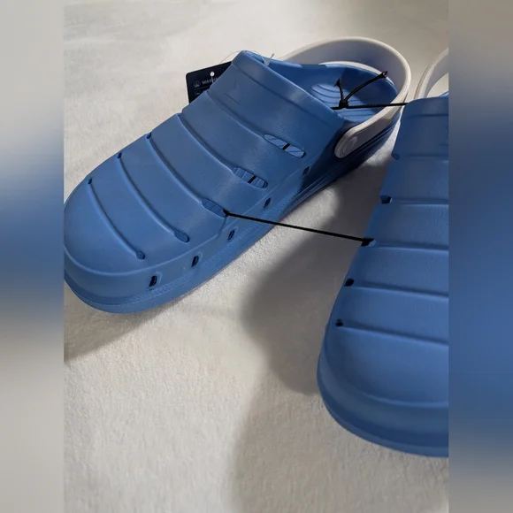 Men clogs size 13, blue color, washable comfortable - Picture 2 of 7